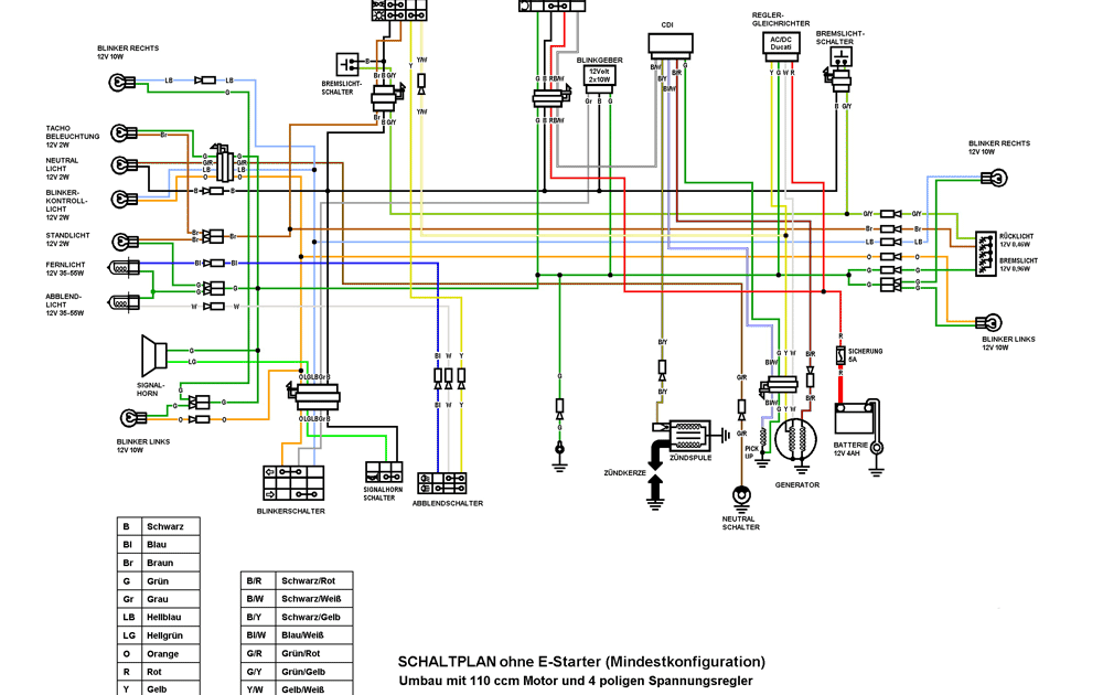 Схема проводки 166fmm