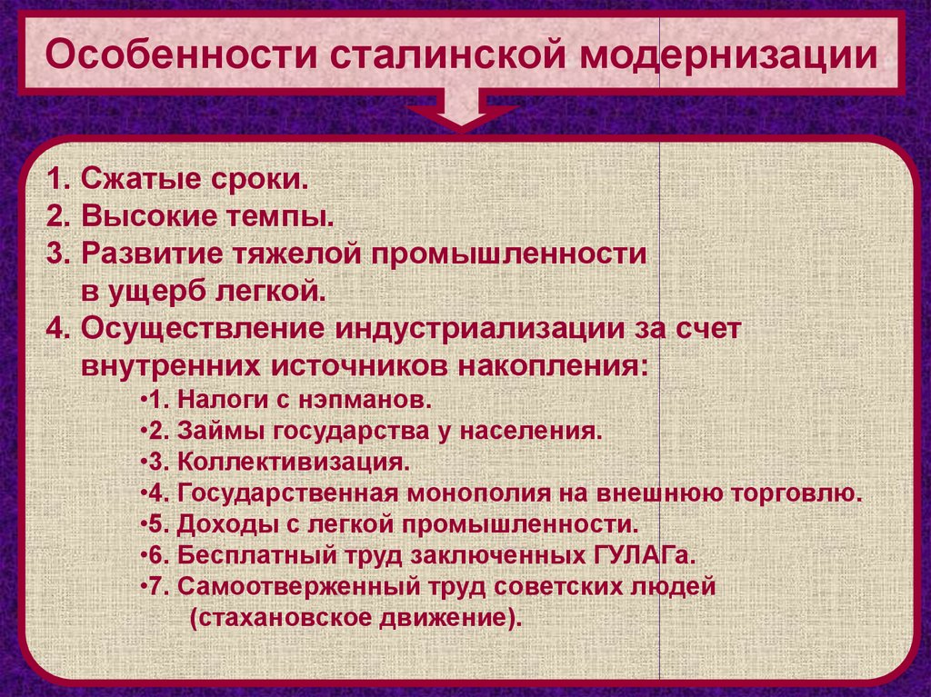 Особенности советской. Особенности сталинской модернизации. Сталинская модернизация. Сталинская модернизация характеристика. Сталинская Социалистическая модернизация.